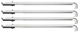 Puller hook set 178 mm with spacers, 4 pieces - 8012080 (1) (Thumbnail)