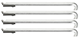 Puller hook set 178 mm with spacers, 4 pieces - 8012160 (1) (Thumbnail)