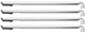 Puller hook set 226 mm with spacers, 4 pieces - 8012240 (1) (Thumbnail)