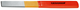 Slotting chisel flat oval with plastic handle 240x26x7 mm - 8724230 (1) (Thumbnail)