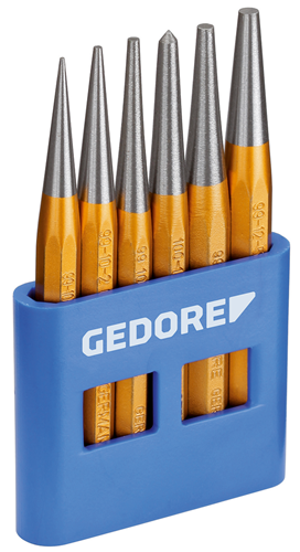 Punch set in PVC holder, 6 pieces - 8753680 (1)