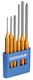 Pin punch set in PVC holder, 6 pieces, long shape - 8839990 (1) (Thumbnail)