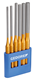 Pin punch set in PVC holder, 6 pieces, long shape - 8866290 (1) (Thumbnail)
