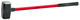 Club hammer with fibreglass handle 4 kg - 8866530 (1) (Thumbnail)