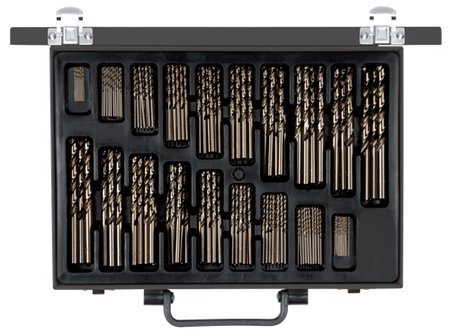 Twist drill set 170 pieces Ø 1-10mm 0.5 pitch - 3301612 (1)