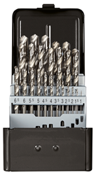 Spiralbohrersatz 25-teilig Ø 1-13mm 0.5-Steigung - 3301613