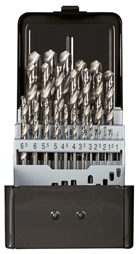 Twist drill set 25 pieces Ø 1-13mm 0.5 pitch - 3301613 (1)