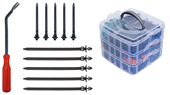 Befestigungsclip-Set mit Demontagehebel, 676 tlg. - 3300220