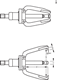 Puller TWIST+PULL 3-armed with rotary lock 30x130 mm - 1748173 (6) (Thumbnail)