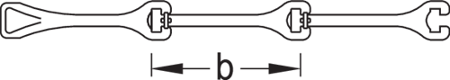 Extension with brake 100 mm - 2329034 (2)