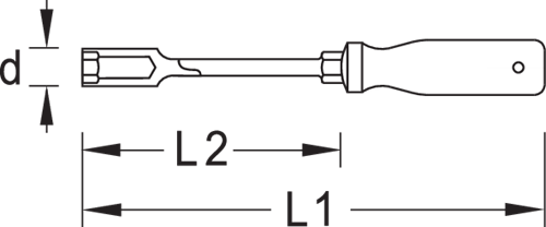 Nut driver with 3C-handle hex 9 mm - 1746863 (2)