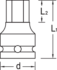 Impact socket 3/4" Impact-Fix 17 mm - 1956485 (3)