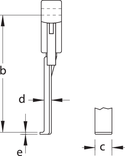 Pulling hook with quick-release clamp 100 mm - 1438514 (2)