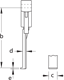 Pulling hook with quick-release clamp 100 mm - 1438514 (2) (Thumbnail)