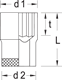 Socket 1/2" UD-Profile 25/32" - 6137380 (2) (Thumbnail)