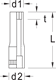 Socket wrench insert 1/4" long 6-point 1/4" - 6193020 (3) (Thumbnail)