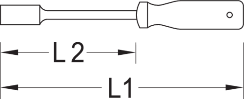 Bit screwdriver 1/4" length 210 mm - 6536590 (2)
