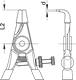 Assembly pliers for external circlips angled 10-15 mm - 6700810 (2) (Thumbnail)