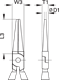 VDE round-nose pliers with casing insulation 160 mm - 1552104 (5) (Thumbnail)