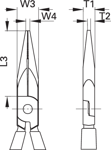 Angled mechanic's pliers - 3463044 (4)