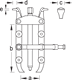 Puller with clamping yoke 110x170 mm - 8009020 (2) (Thumbnail)