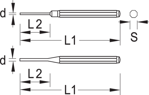 Pin punch 3.5 mm - 8758990 (2)