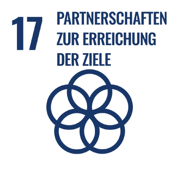 Icon des Nachhaltigkeitsziels Partnerschaften zur Erreichung der Ziele