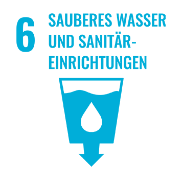 Icon sauberes Wasser und Sanitäreinrichtungen