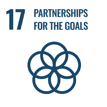 Icon of the sustainability goal Partnerships to achieve the goals