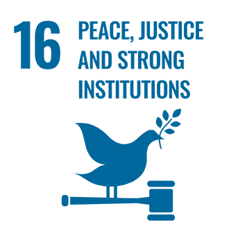Icon Peace, justice and strong institutions