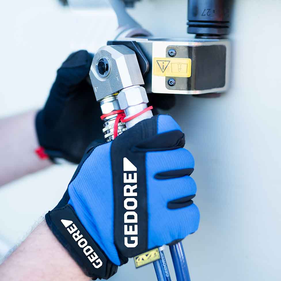 Der Hydraulikschrauber LDH von GEDORE Torque Solutions in Anwendung