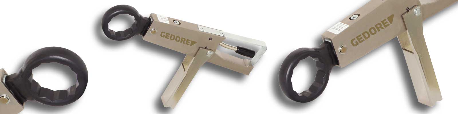 Verschiedene Perspektiven des Konterschlüssels von GEDORE Torque Solutions