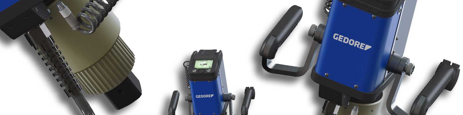 Verschiedene Perspektiven des Heavy Duty Schraubers LHD von GEDORE Torque Solutions