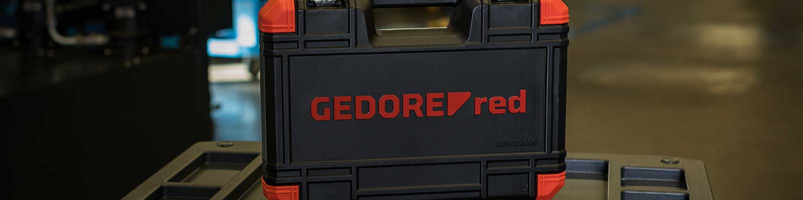Steckschlüsselsatz im Kunststoffkoffer von GEDORE red