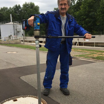 GEDORE Torque Solutions Schiebermaschine LDA-S im Einsatz bei den Stadtwerken Wittlich