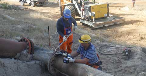 GEDORE Torque Solutions Hochmoment-Akkuschrauber LDA-05 im Einsatz bei RWE Power