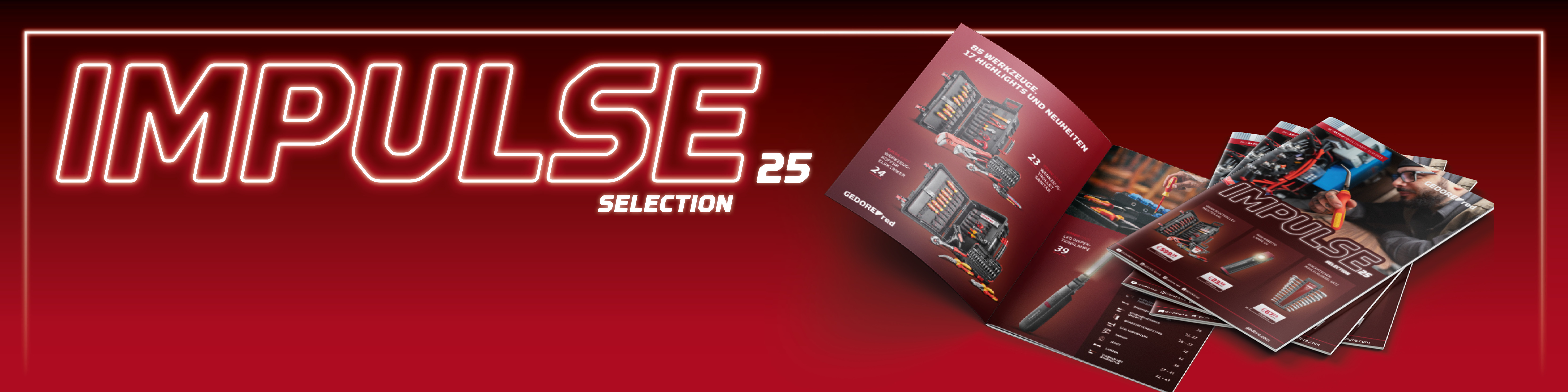 Abbildung der Gedore red Impulse Aktion 2025