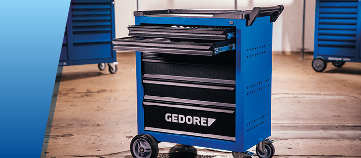 Gedore Werkzeugwagen mit Sortiment für Auszubildende