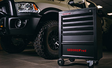 GEDOREred Werkzeugwagen MECHANIC BLACK Edition